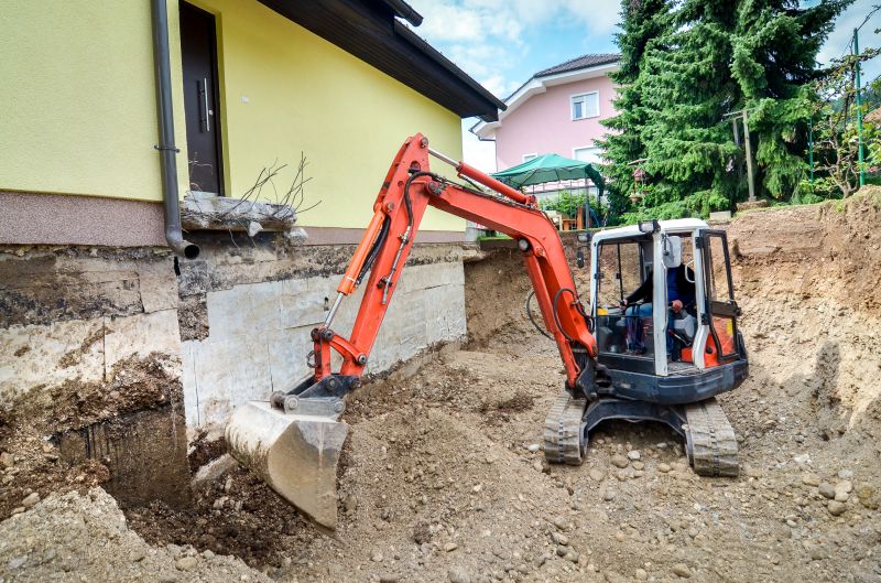 Excavation Equipment in Use